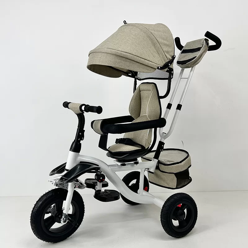 Waqile Customizable 4in1 HighCarbon Steel Children’s Tricycle Suitable for Boys and Girls Aged 1–6