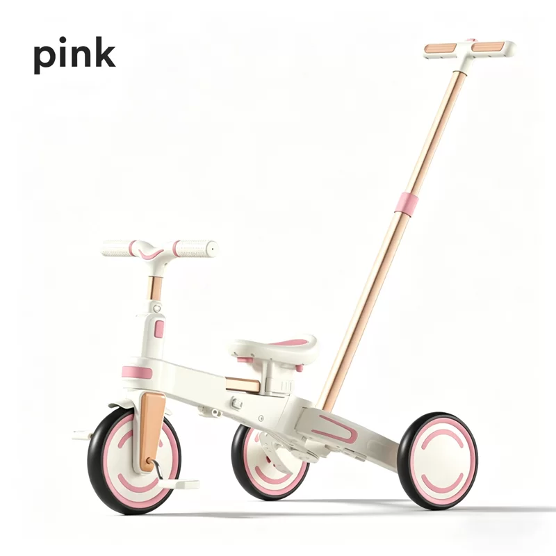 Waqile New Multi-Functional 9-In-1 Plastic Children’s Tricycle With Suitable For Ages 1–6
