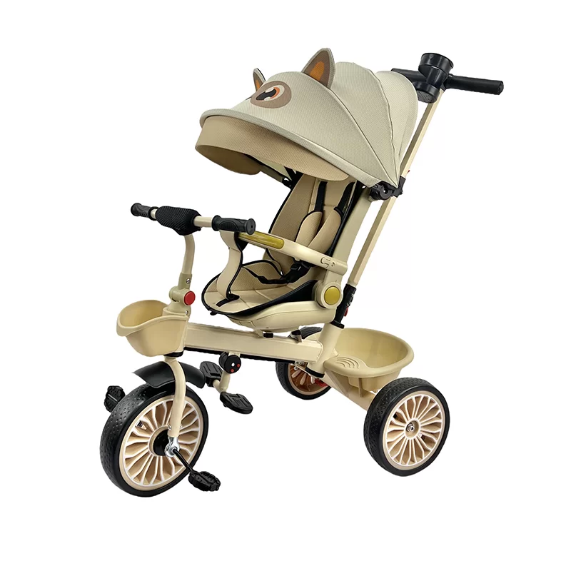 Waqile Wholesale BestSelling 4in1 Children’s Tricycle with Featuring Swivel Seat and EVA Wheels