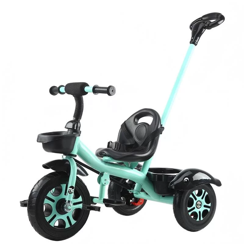 Waqile Wholesale HighCarbon Steel Children’s Tricycle With Pu Wheels Suitable For Boys And Girls Aged 2–6