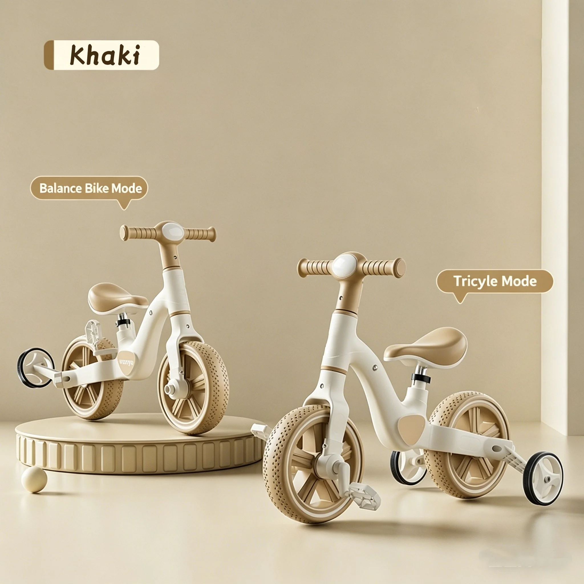 Factory Supplier Outdoor Sport Toys Child Baby Balance Bike Kids Bicycle Toddler Tricycle Trike with Training Wheels