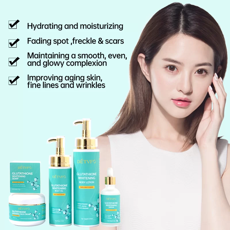 Glutathione Brightening & Nourishing Skincare Set