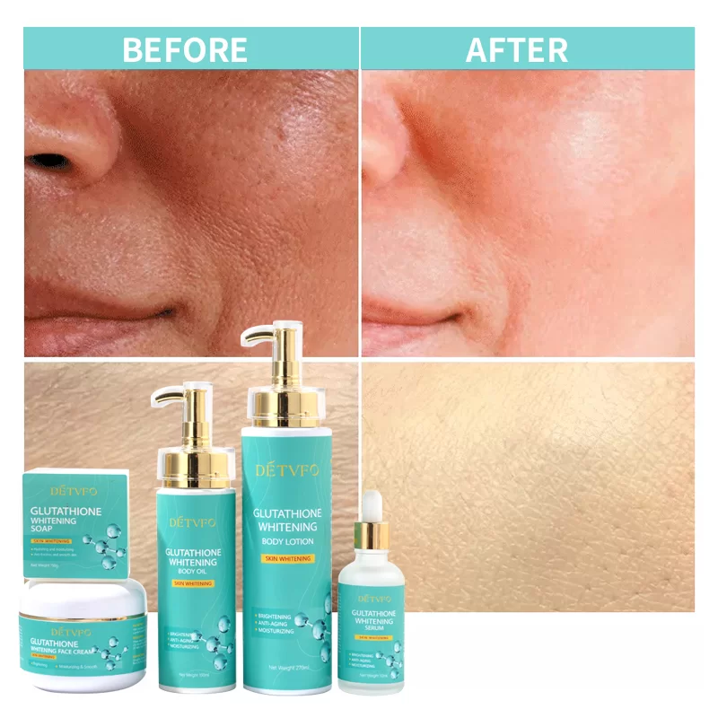 Glutathione Brightening & Nourishing Skincare Set