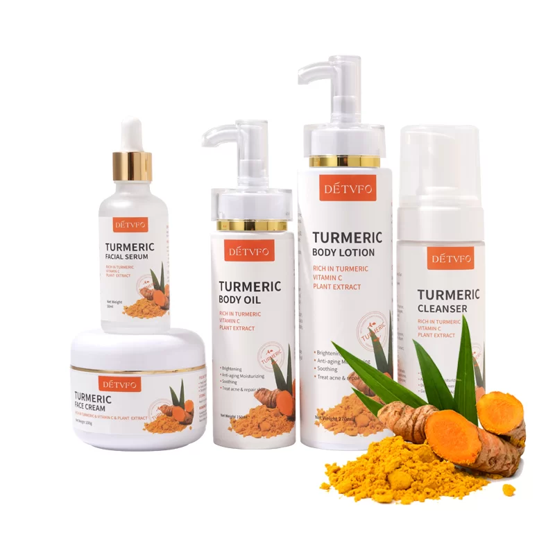 Turmeric Brightening & Nourishing Skincare Set