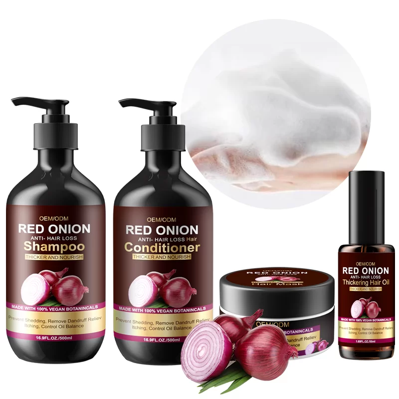 Red Onion Hair Growth & Strengthen Shampoo – For Thinning, Weak & Itchy Scalp
