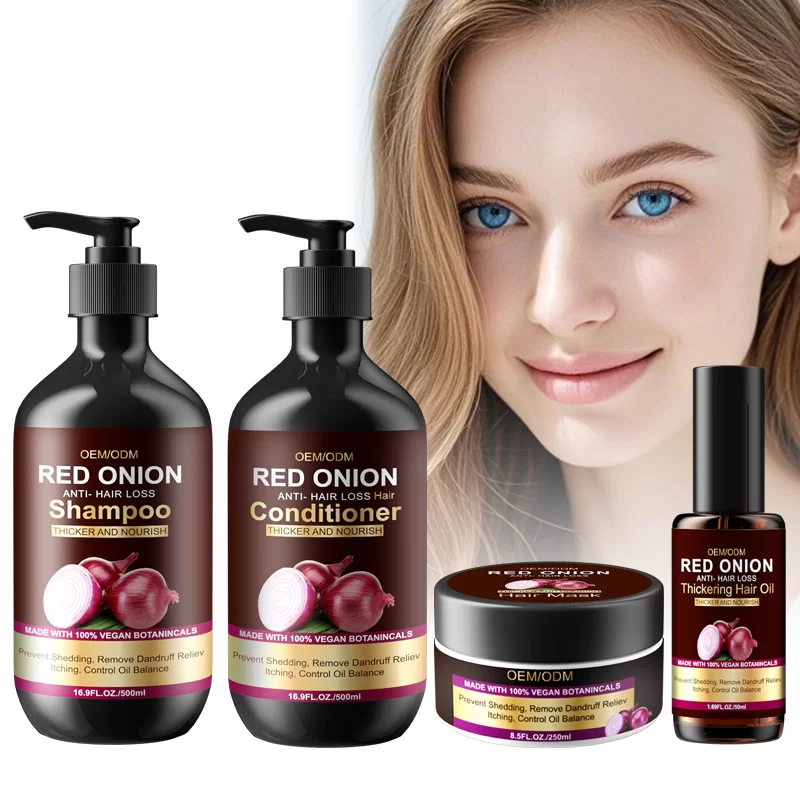 Red Onion Hair Growth & Strengthen Shampoo – For Thinning, Weak & Itchy Scalp