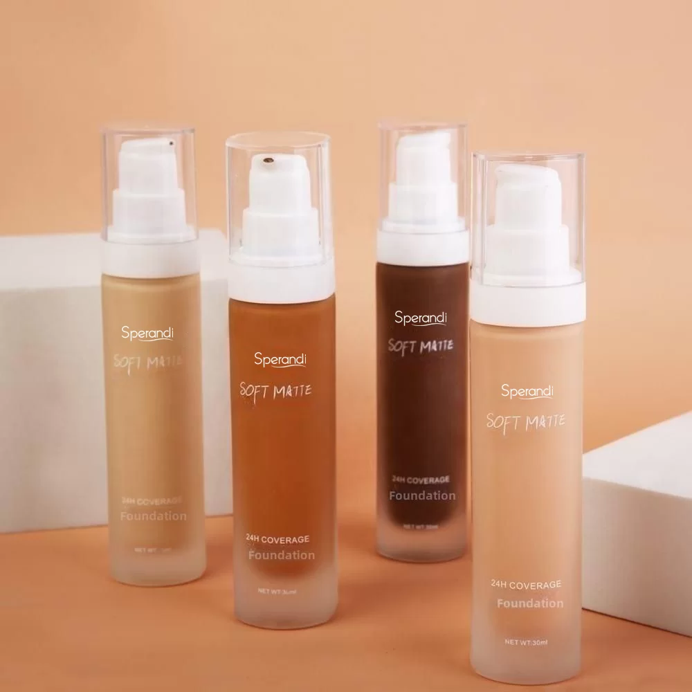 Lavender Glow Liquid Foundation – Buildable Coverage & Skin-True Shade