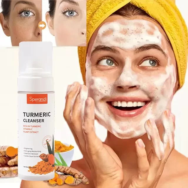 Turmeric Gentle Cleansing Mousse – Brightening & Oil-Control for All Skin Types