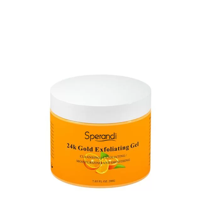 24K Gold Brightening Gentle Gel Facial Scrub