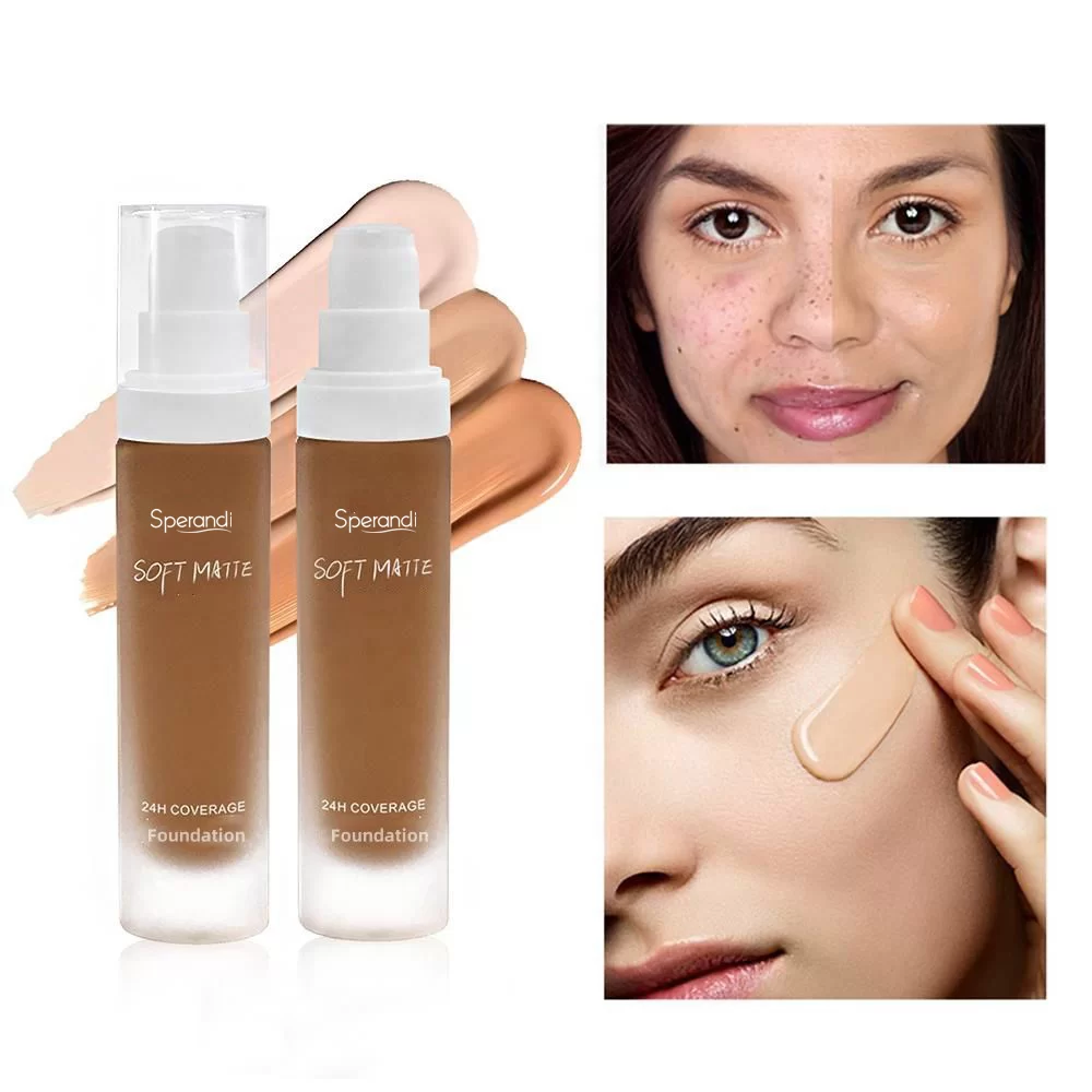 Lavender Glow Liquid Foundation – Buildable Coverage & Skin-True Shade
