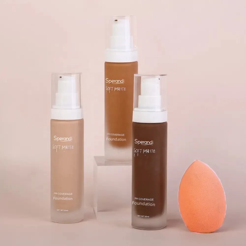 Lavender Glow Liquid Foundation – Buildable Coverage & Skin-True Shade