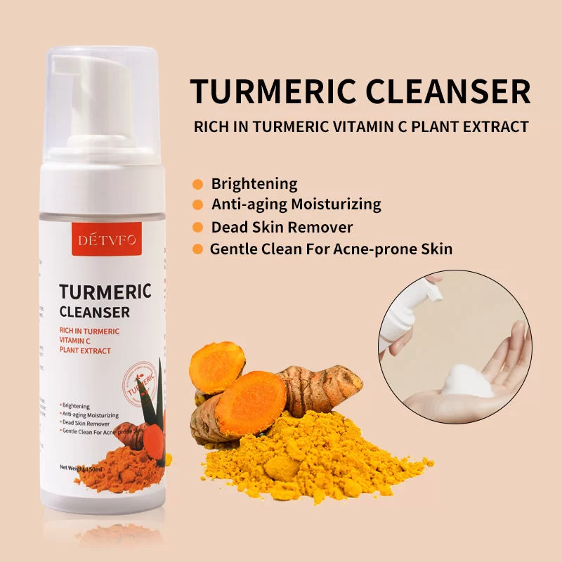 Turmeric Gentle Cleansing Mousse – Brightening & Oil-Control for All Skin Types