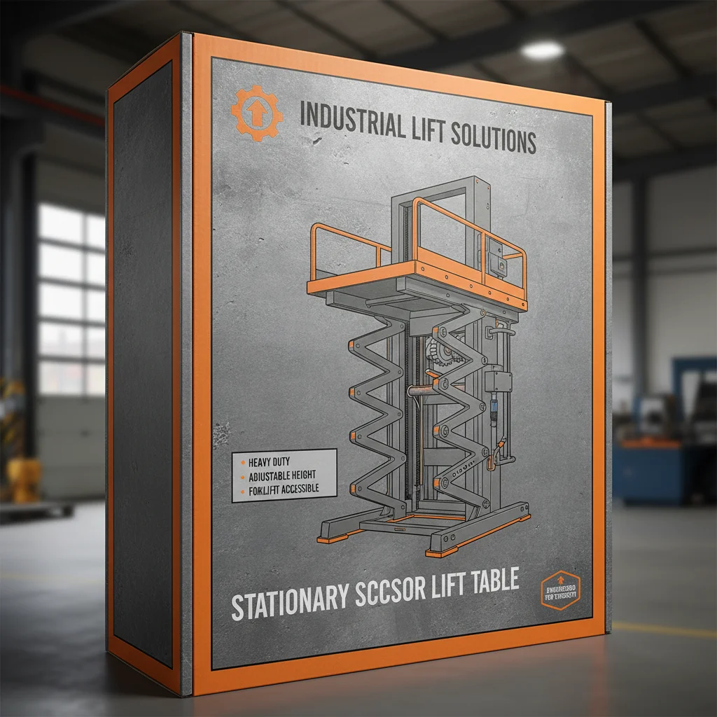 Industrial Stationary Lift Table for Ergonomic Efficiency
