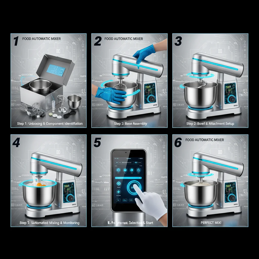 Precision Engineering Food Automatic Mixers