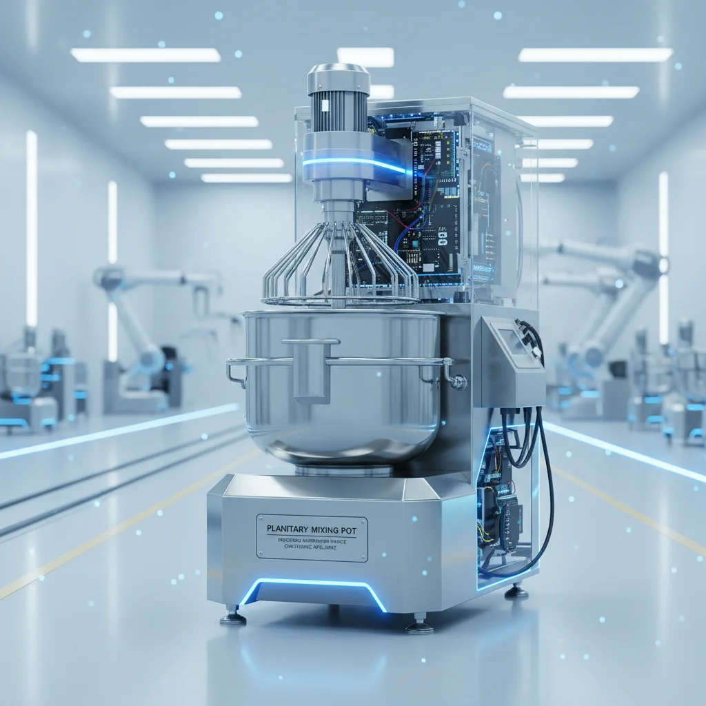 Industrial Planetary Mixing Pot for High Volume Food Production