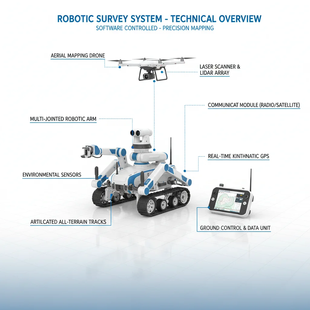 High Precision Robotic Survey Equipment Product for Industries