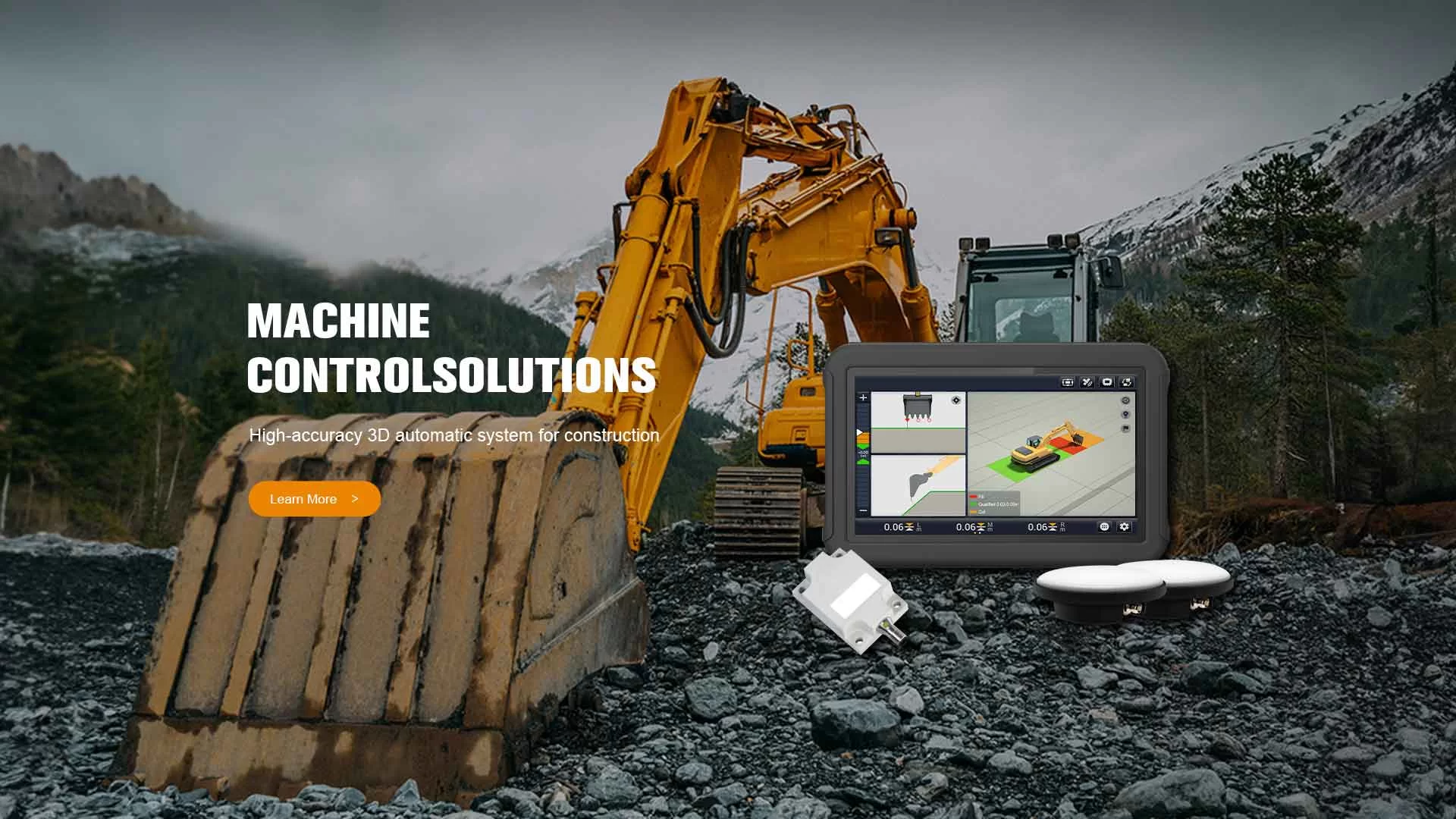 excavator 3d guidance system