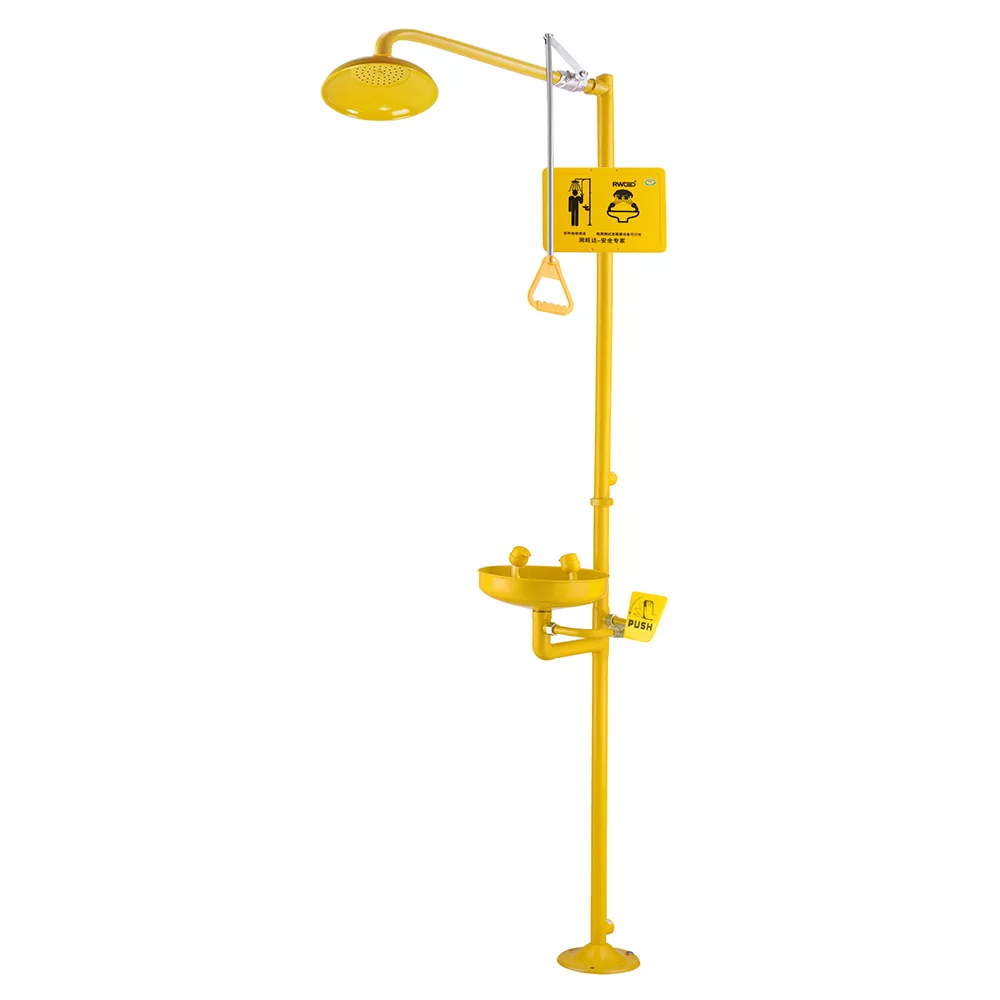 Stainless Steel Emergency Shower and Eyewash