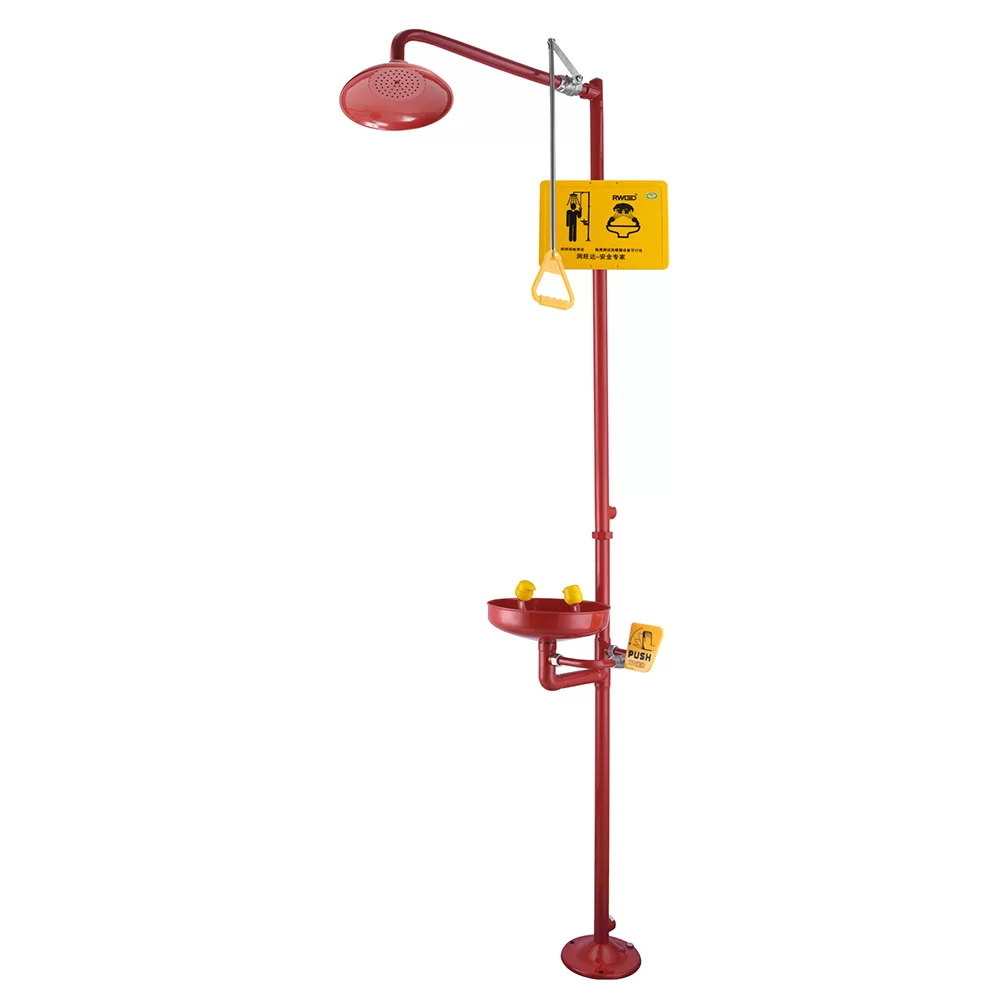 Stainless Steel Emergency Shower and Eyewash