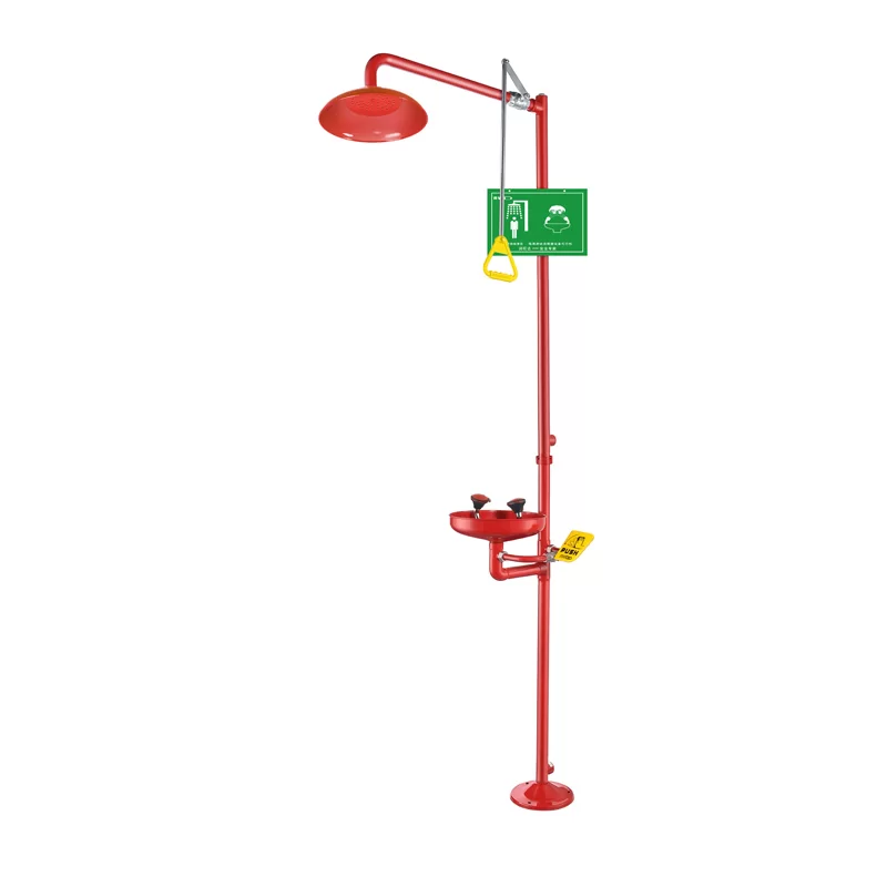 Floor Mounted Emergency Eyewash and Shower
