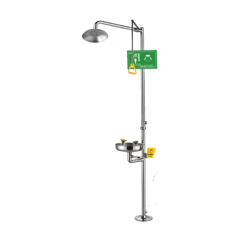 Floor Mounted Emergency Eyewash and Shower