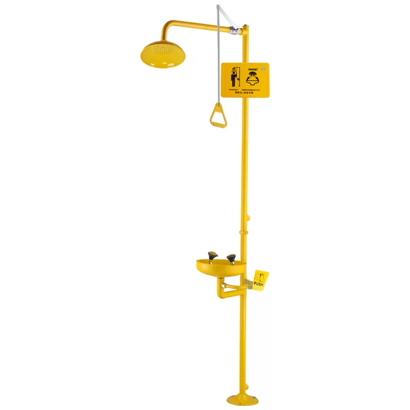 Stainless Steel Emergency Shower and Eyewash