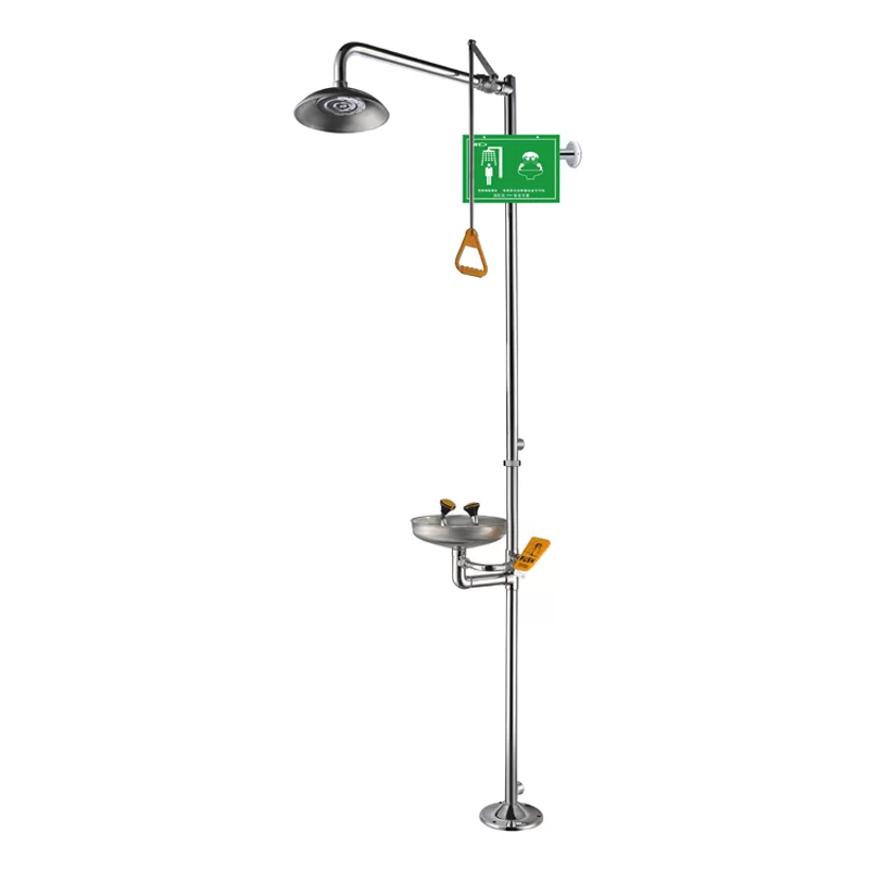 Stainless Steel Emergency Shower and Eyewash