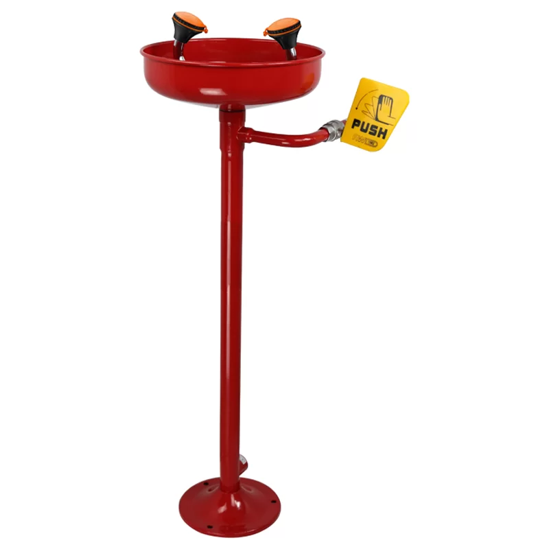 Stainless Steel Floor Mounted Eye Wash