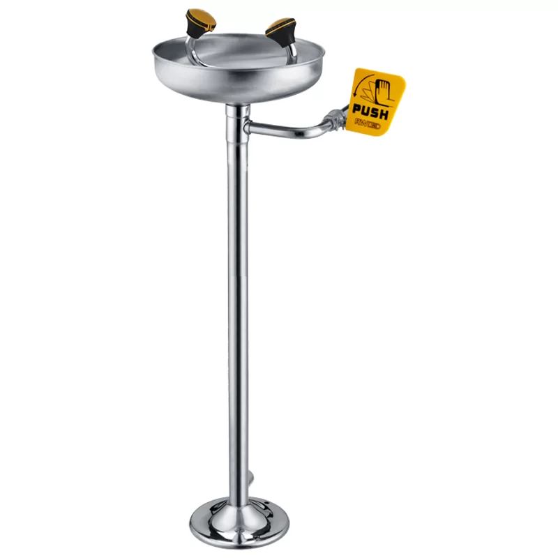 Stainless Steel Floor Mounted Eye Wash
