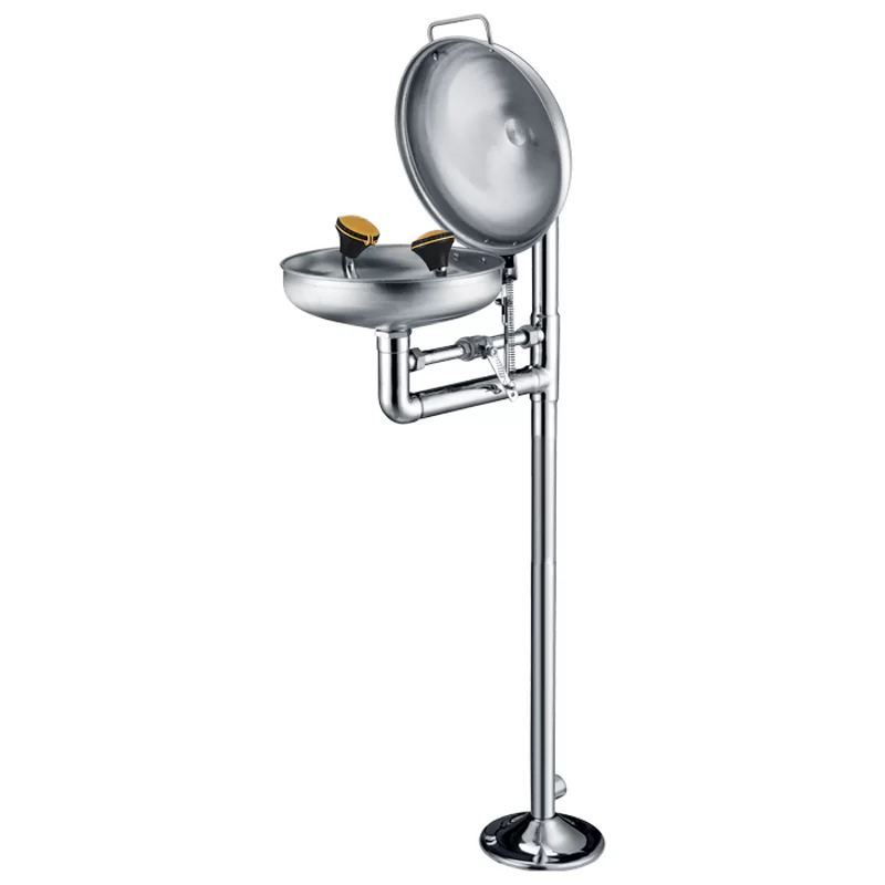 Stainless Steel Floor Mounted Eye Wash